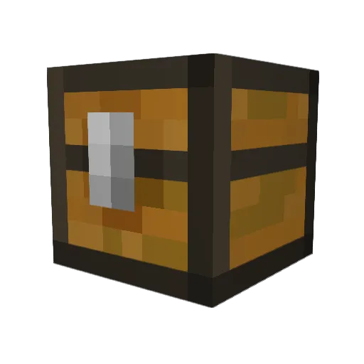 chom1207 Minecraft avatar head, 3D render