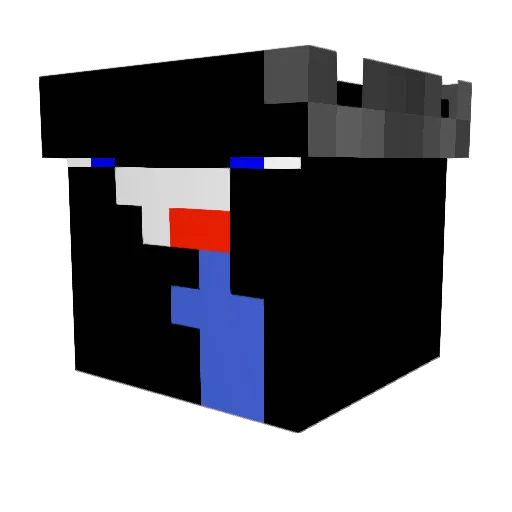 chombi97 Minecraft avatar head, 3D render