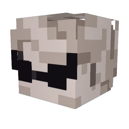 chomiktmz Minecraft avatar head, 3D render