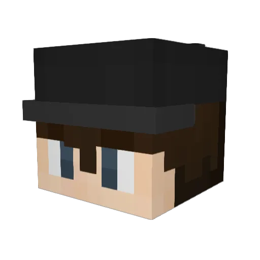 chomins Minecraft avatar head, 3D render