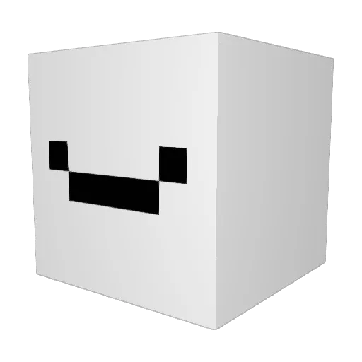 chomosuke_ Minecraft avatar head, 3D render
