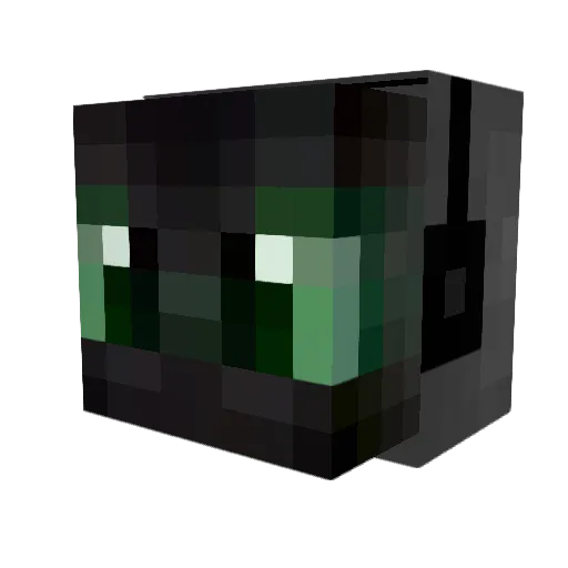 chompytooth Minecraft avatar head, 3D render