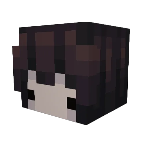 chonchichi Minecraft avatar head, 3D render