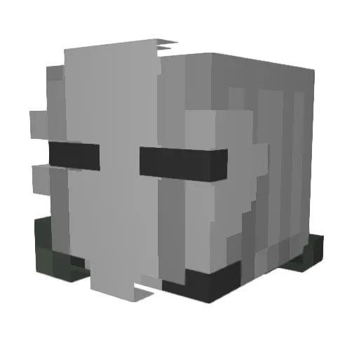 chonkymonky Minecraft avatar head, 3D render
