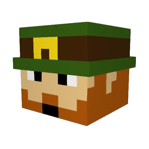 choo_choo99 Minecraft avatar head, 3D render