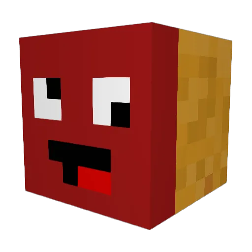 choochimb Minecraft avatar head, 3D render