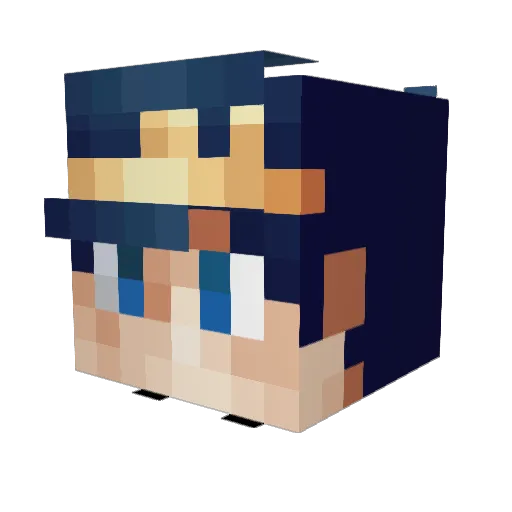 choomba1337 Minecraft avatar head, 3D render