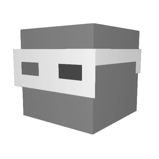 choombucket Minecraft avatar head, 3D render
