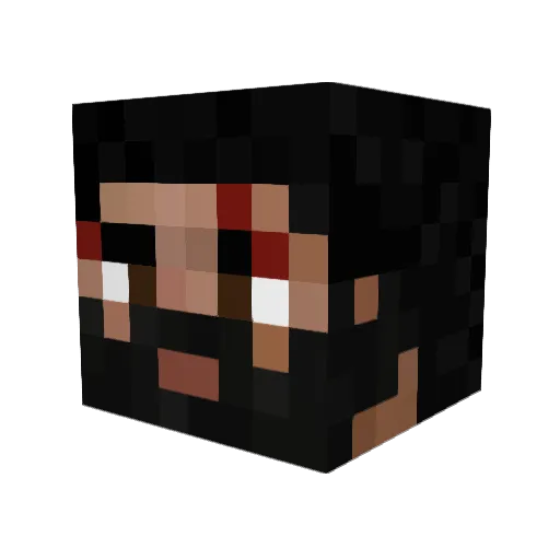 choomgoon Minecraft avatar head, 3D render