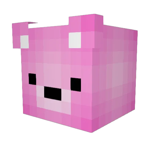 chooocolateCake Minecraft avatar head, 3D render