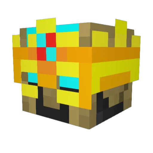 chopchopHB Minecraft avatar head, 3D render