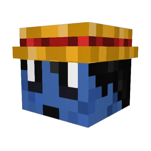 chopmyst Minecraft avatar head, 3D render