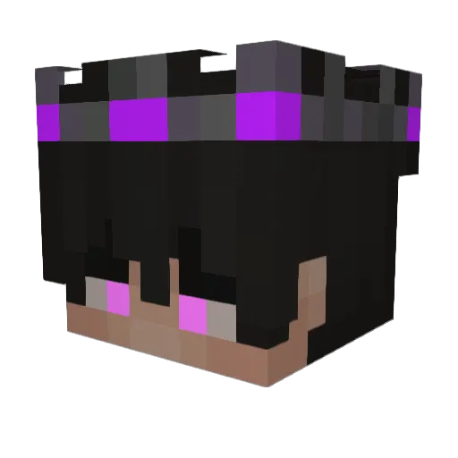 chopo1457 Minecraft avatar head, 3D render
