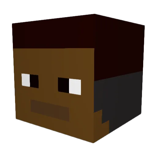 choppa27 Minecraft avatar head, 3D render