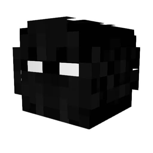 choppeh Minecraft avatar head, 3D render