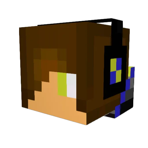 chopper978 Minecraft avatar head, 3D render