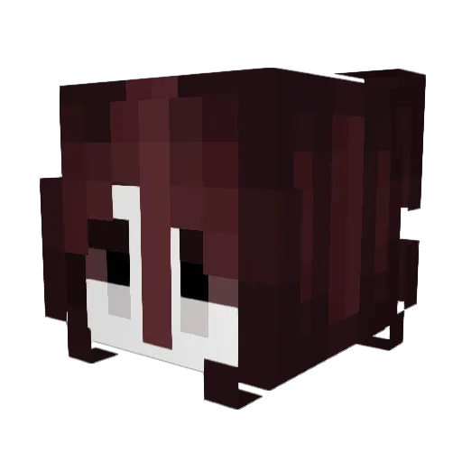 choprawr Minecraft avatar head, 3D render