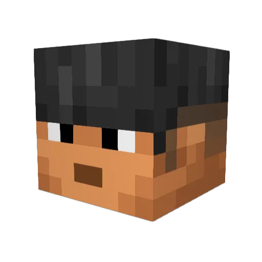 choquinho15 Minecraft avatar head, 3D render