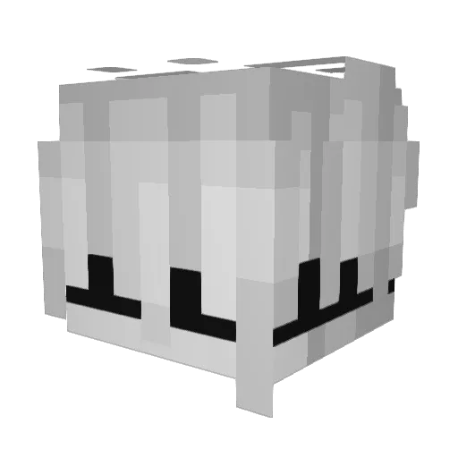 chorapro_nob Minecraft avatar head, 3D render
