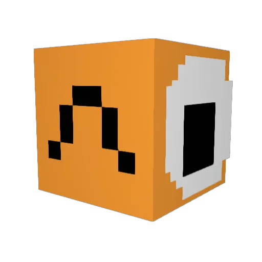 chordeaux Minecraft avatar head, 3D render