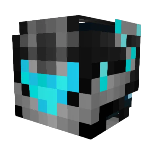 chorge Minecraft avatar head, 3D render
