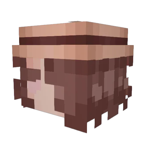 chororin3333 Minecraft avatar head, 3D render