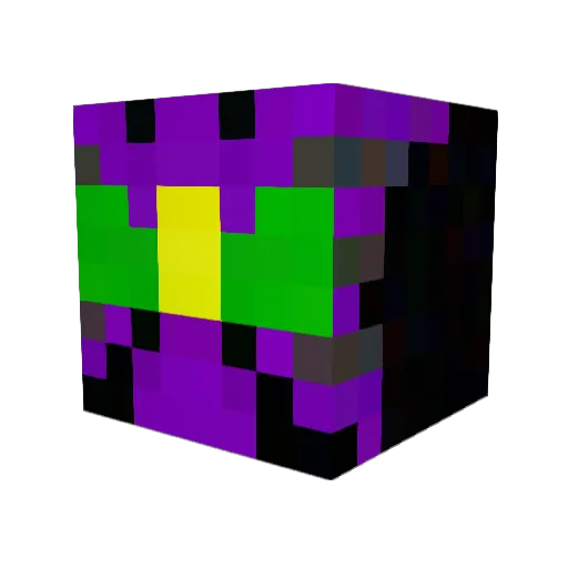 choroxas Minecraft avatar head, 3D render