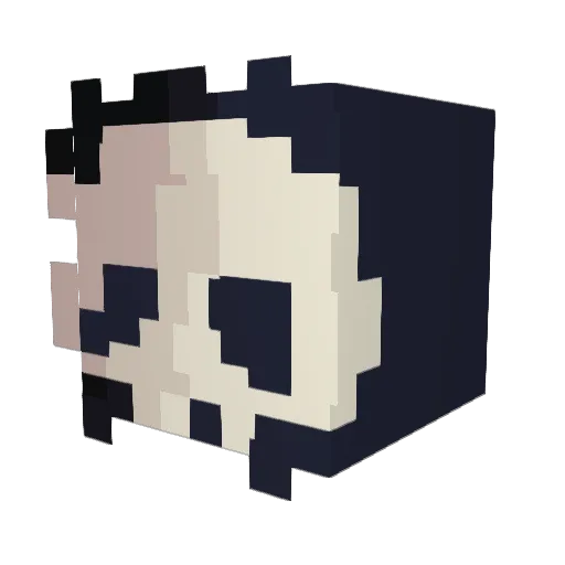 chorvis Minecraft avatar head, 3D render