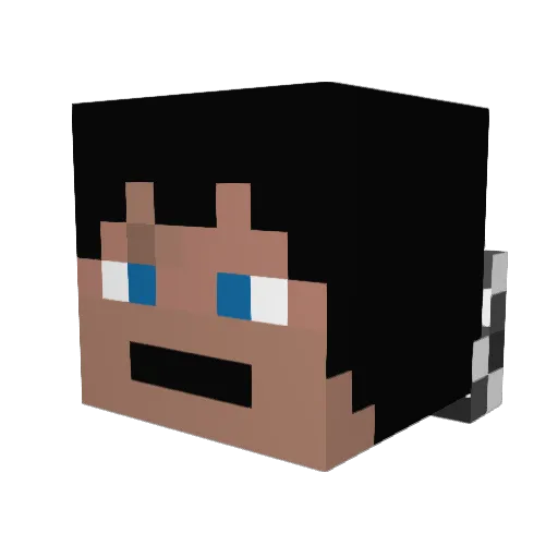 choscos Minecraft avatar head, 3D render