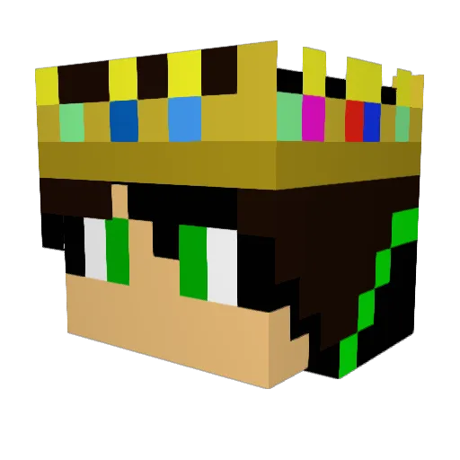 choshenGAMING Minecraft avatar head, 3D render