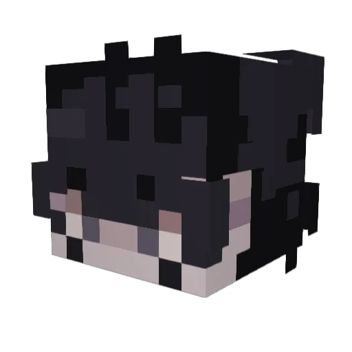 chossooo Minecraft avatar head, 3D render