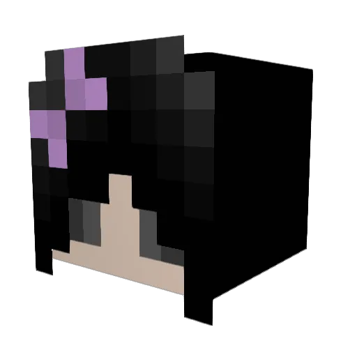 choupiie Minecraft avatar head, 3D render