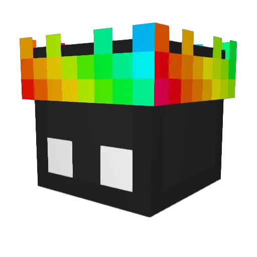 chovii10 Minecraft avatar head, 3D render