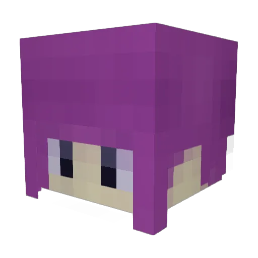 chowdermuffin Minecraft avatar head, 3D render