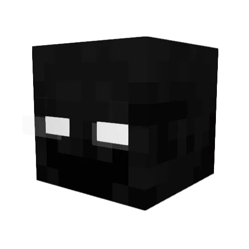 choxamim Minecraft avatar head, 3D render