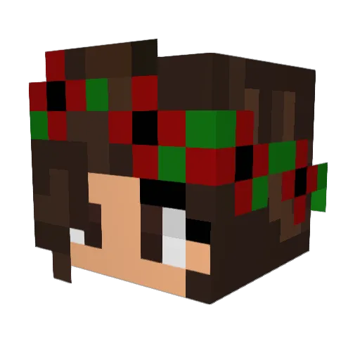 chr0nosaurus Minecraft avatar head, 3D render