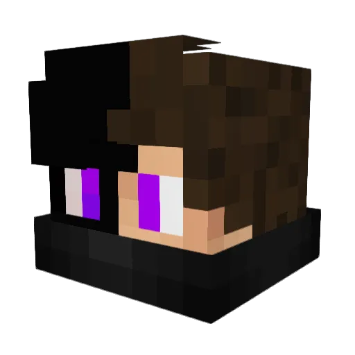 chr1s9r Minecraft avatar head, 3D render