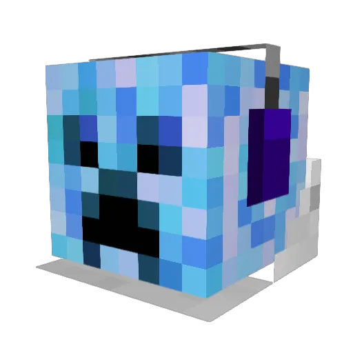 chr2990 Minecraft avatar head, 3D render