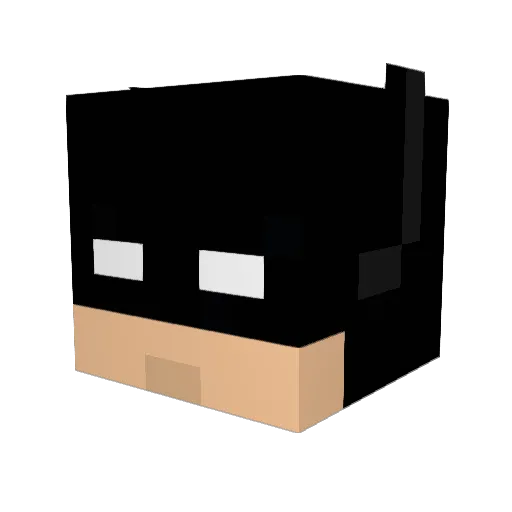 chr2s_ Minecraft avatar head, 3D render