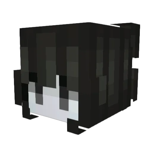 chreaa Minecraft avatar head, 3D render