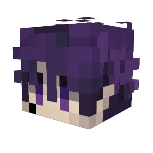 chrestus Minecraft avatar head, 3D render