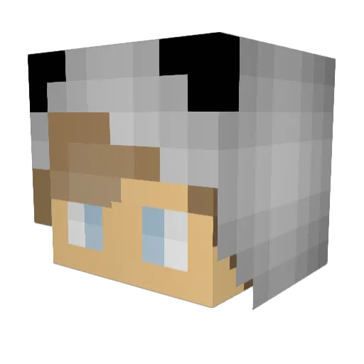 chrilly31 Minecraft avatar head, 3D render