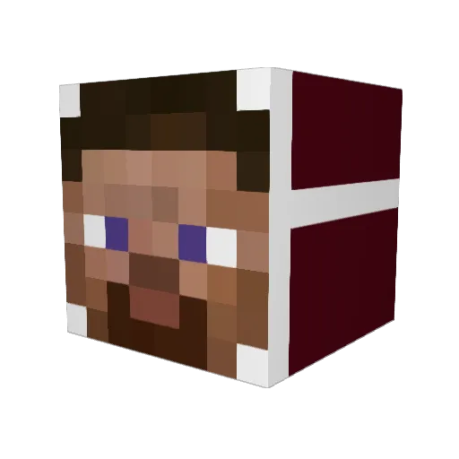 chris11246 Minecraft avatar head, 3D render