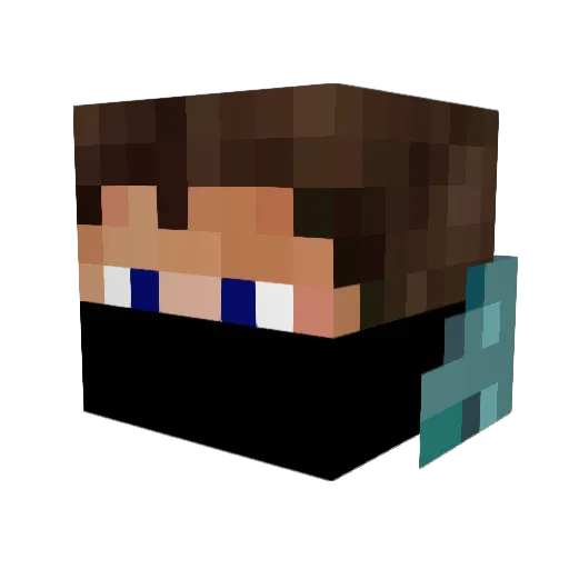 chris2005 Minecraft avatar head, 3D render