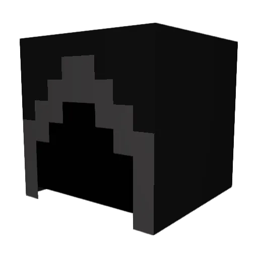 chris2089 Minecraft avatar head, 3D render