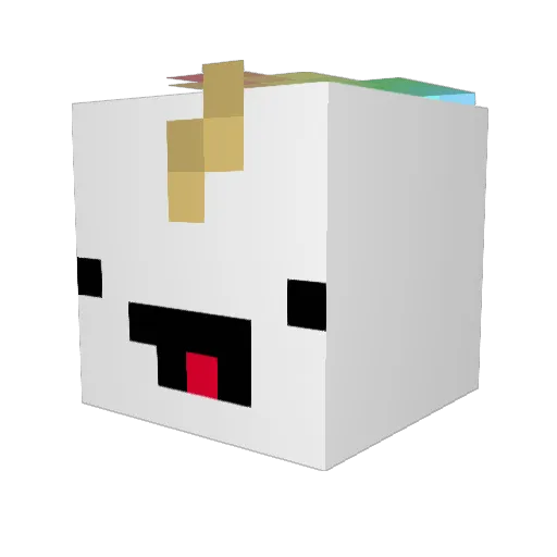 chris2574 Minecraft avatar head, 3D render