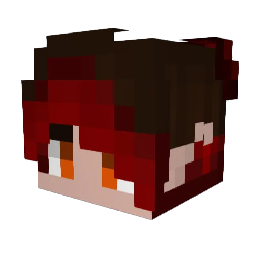 chris2sweet Minecraft avatar head, 3D render