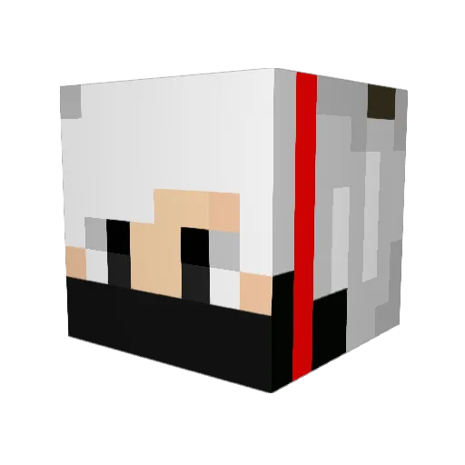 chris302000 Minecraft avatar head, 3D render