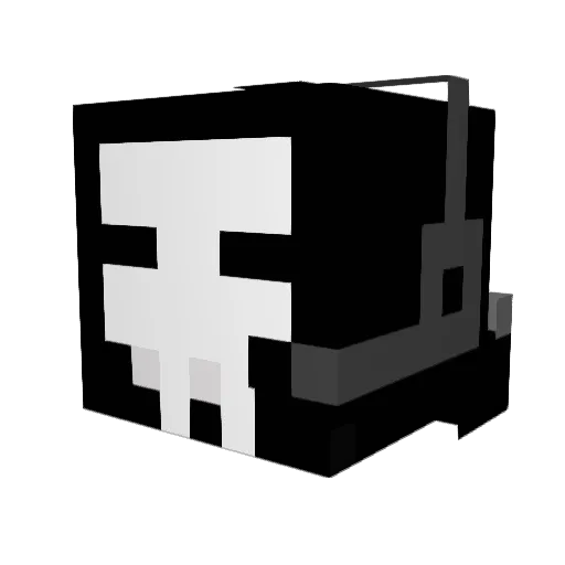 chris9574 Minecraft avatar head, 3D render