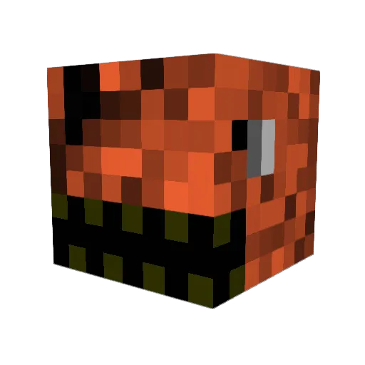 chrisXXcross69 Minecraft avatar head, 3D render